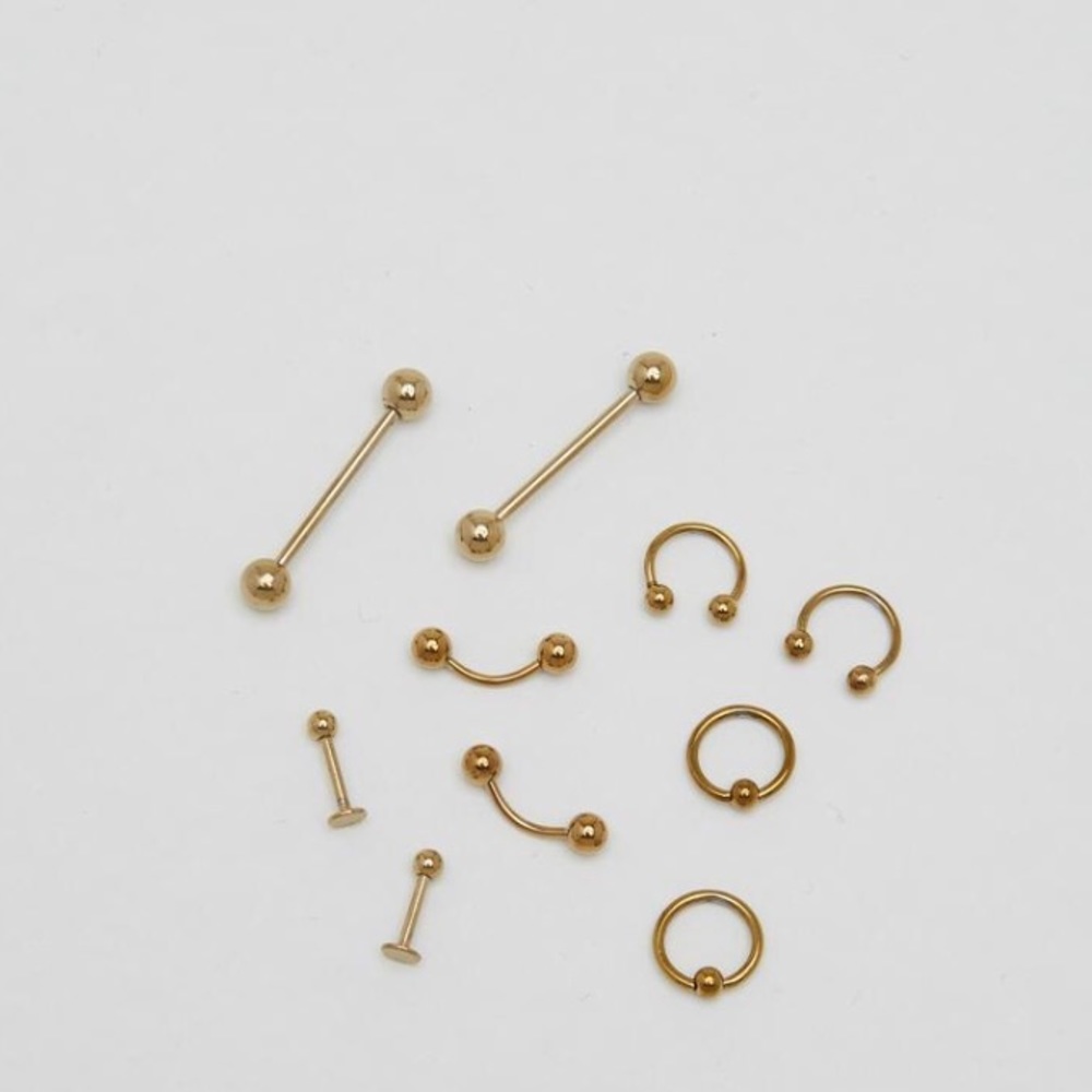 Bagatiba Brass Earring Set of 5
